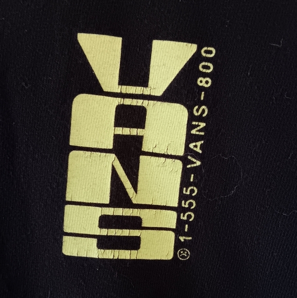 VANS Long Sleeve Graphic Tee T-shirt Black L Skater Surfer Beach Vacation - Picture 6 of 7